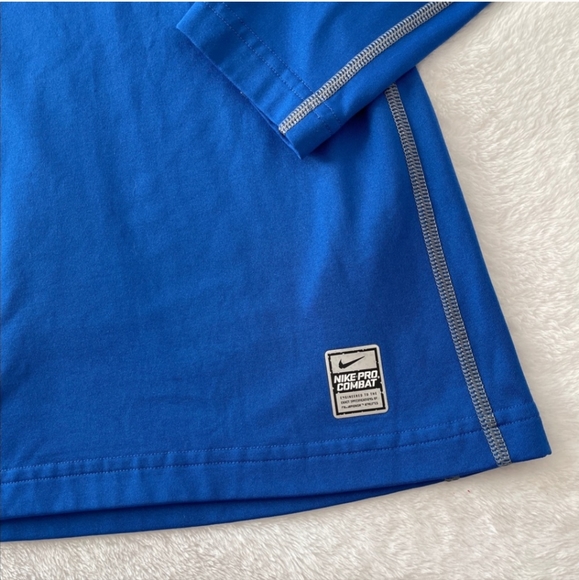 Nike Pro combat long sleeve top men's Medium fitted hyperwarm - Picture 6 of 7